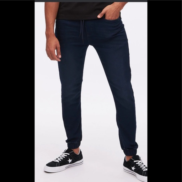 Men’s blue jogger jeans - Picture 2 of 12